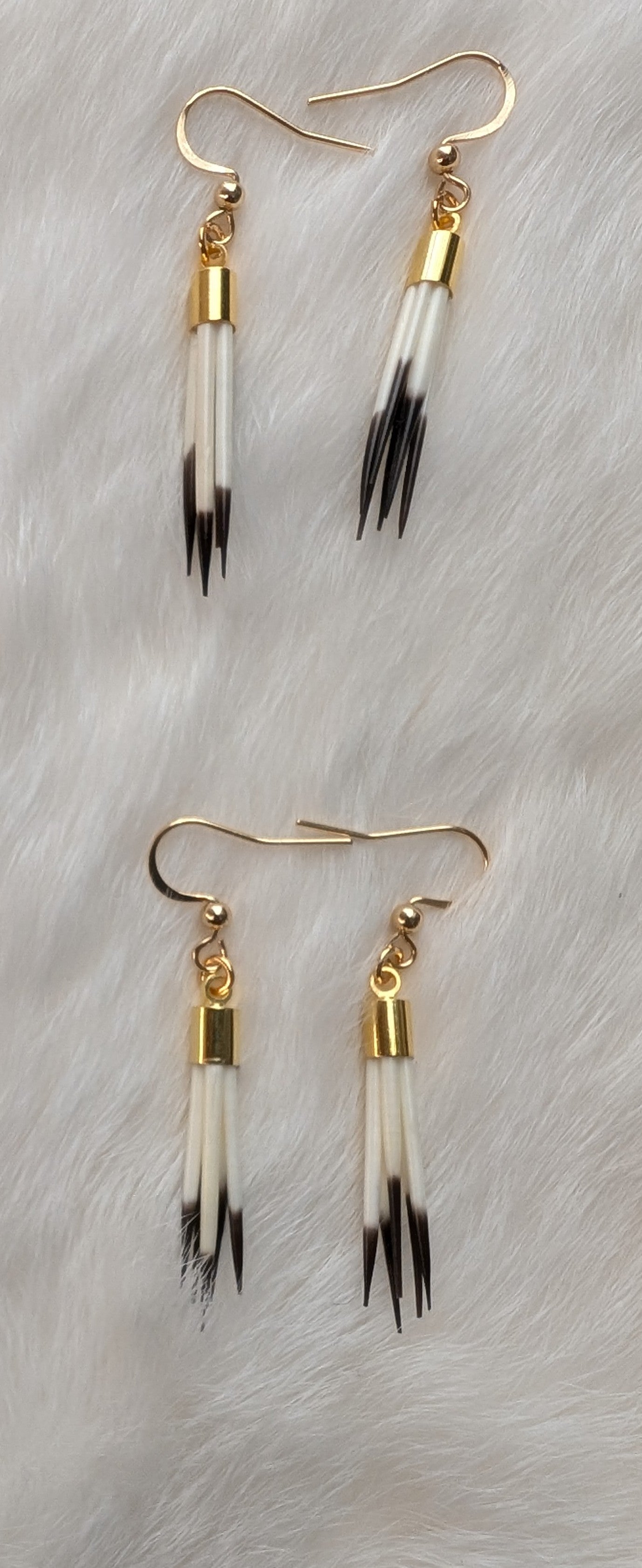 Porcupine Quill Studs (Gold)