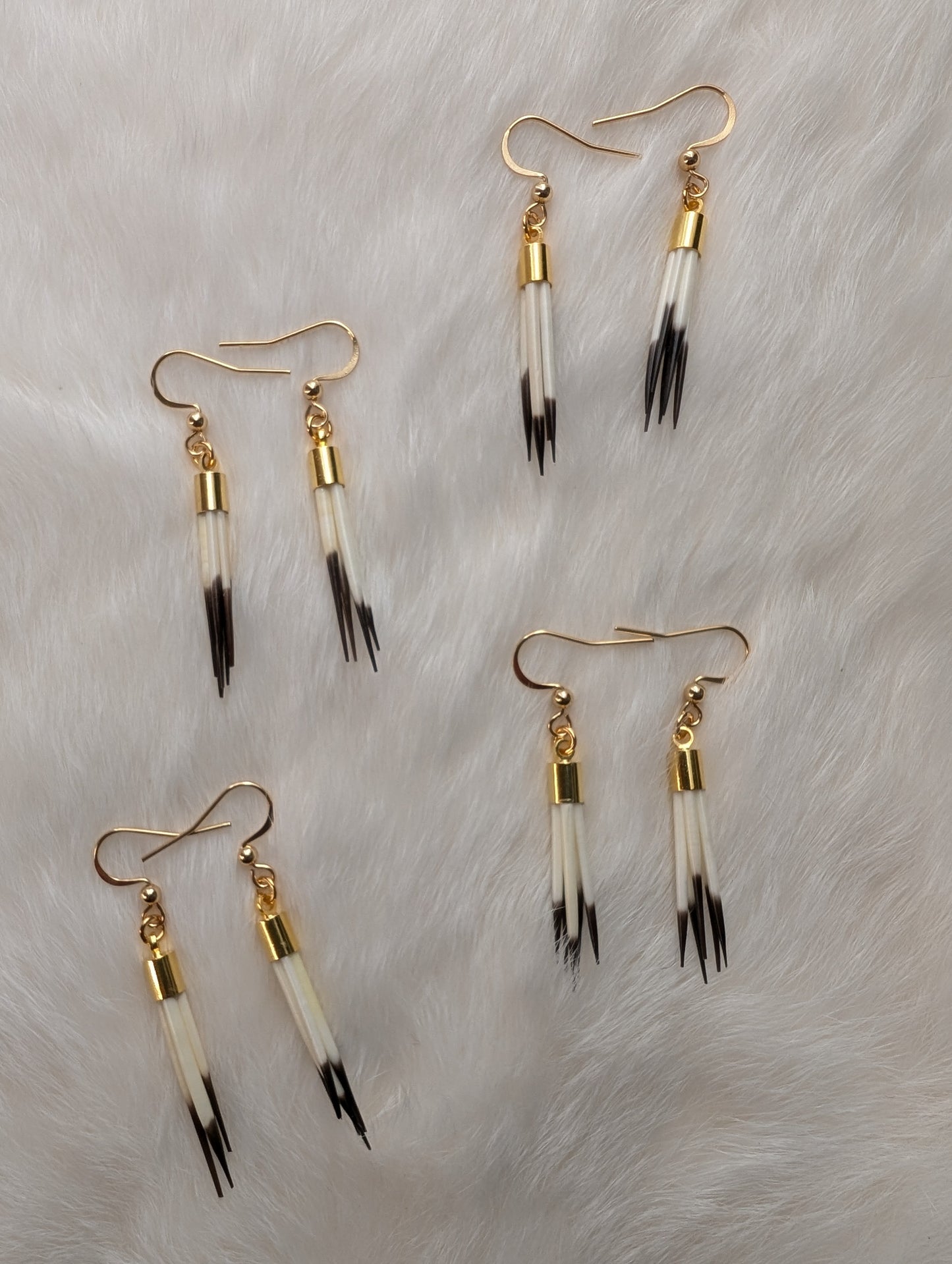 Porcupine Quill Studs (Gold)