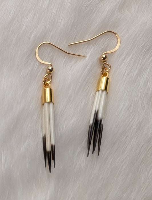 Porcupine Quill Studs (Gold)