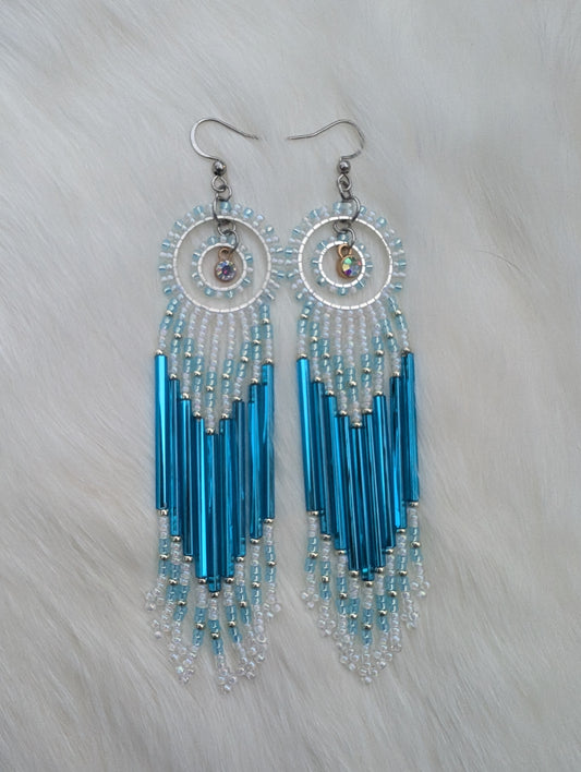 AB & Aqua Multi-hoop Fringe