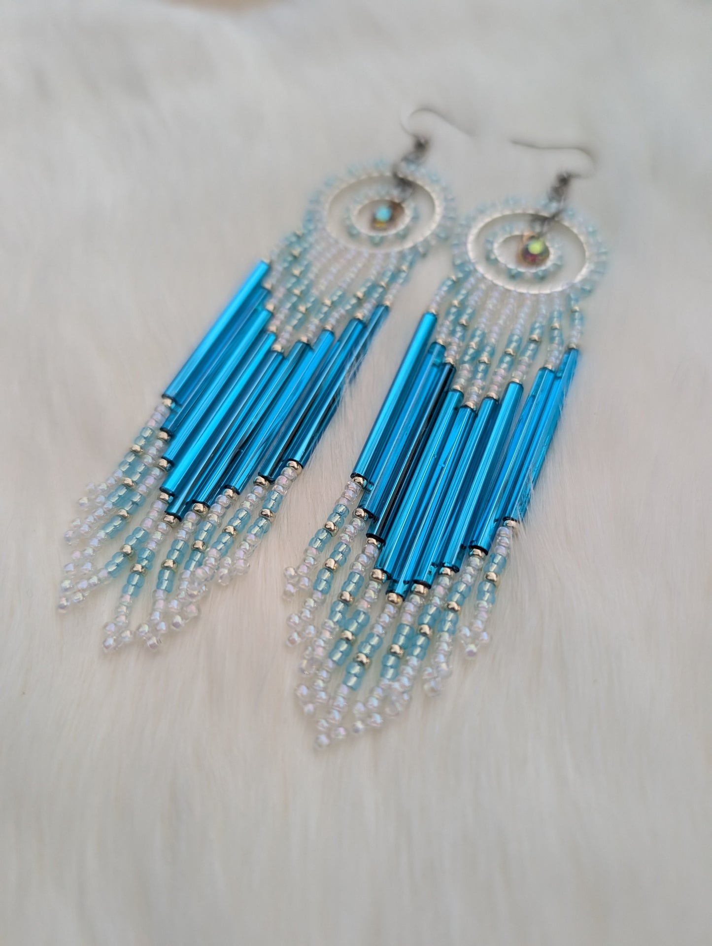 AB & Aqua Multi-hoop Fringe