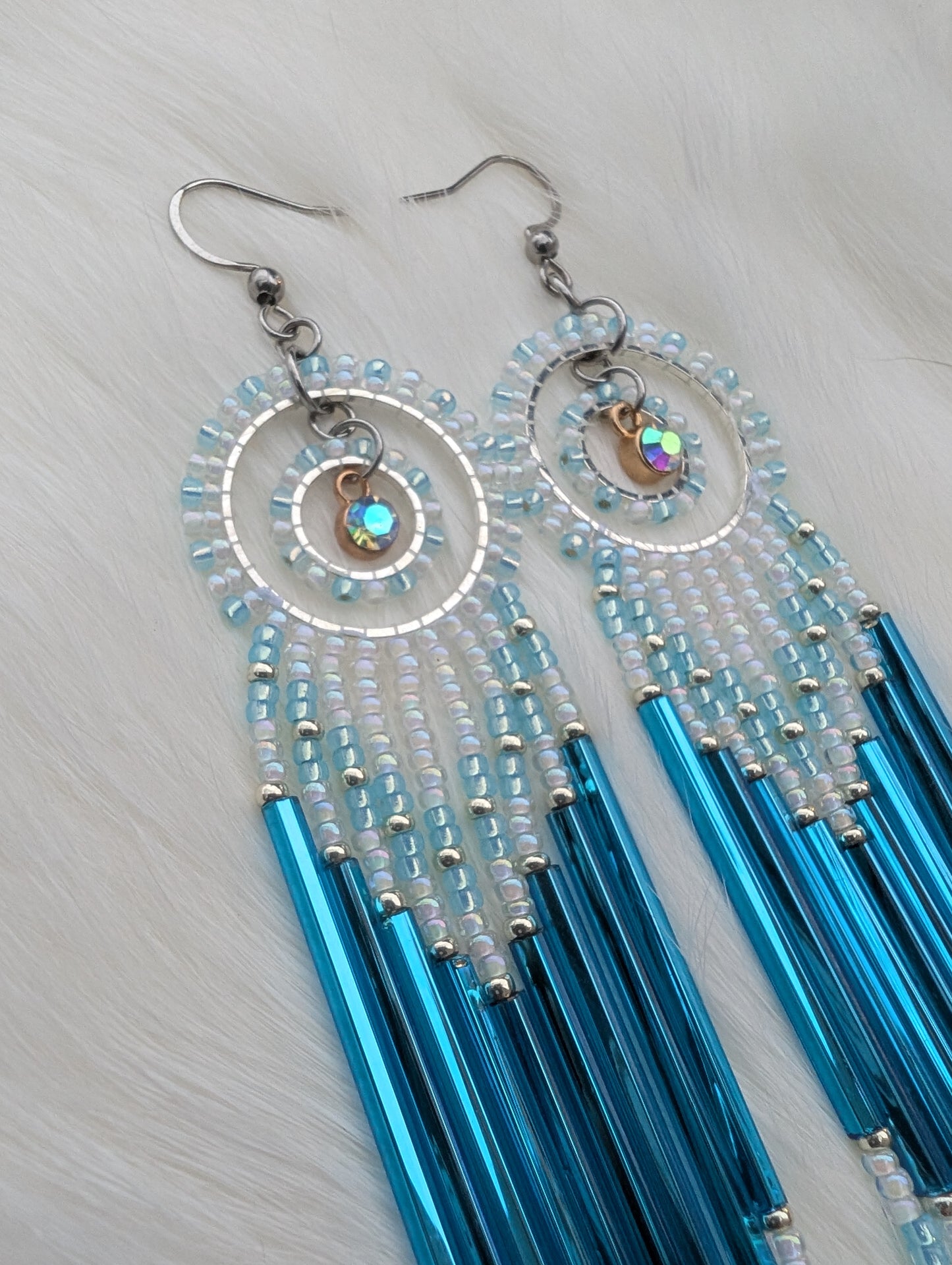 AB & Aqua Multi-hoop Fringe